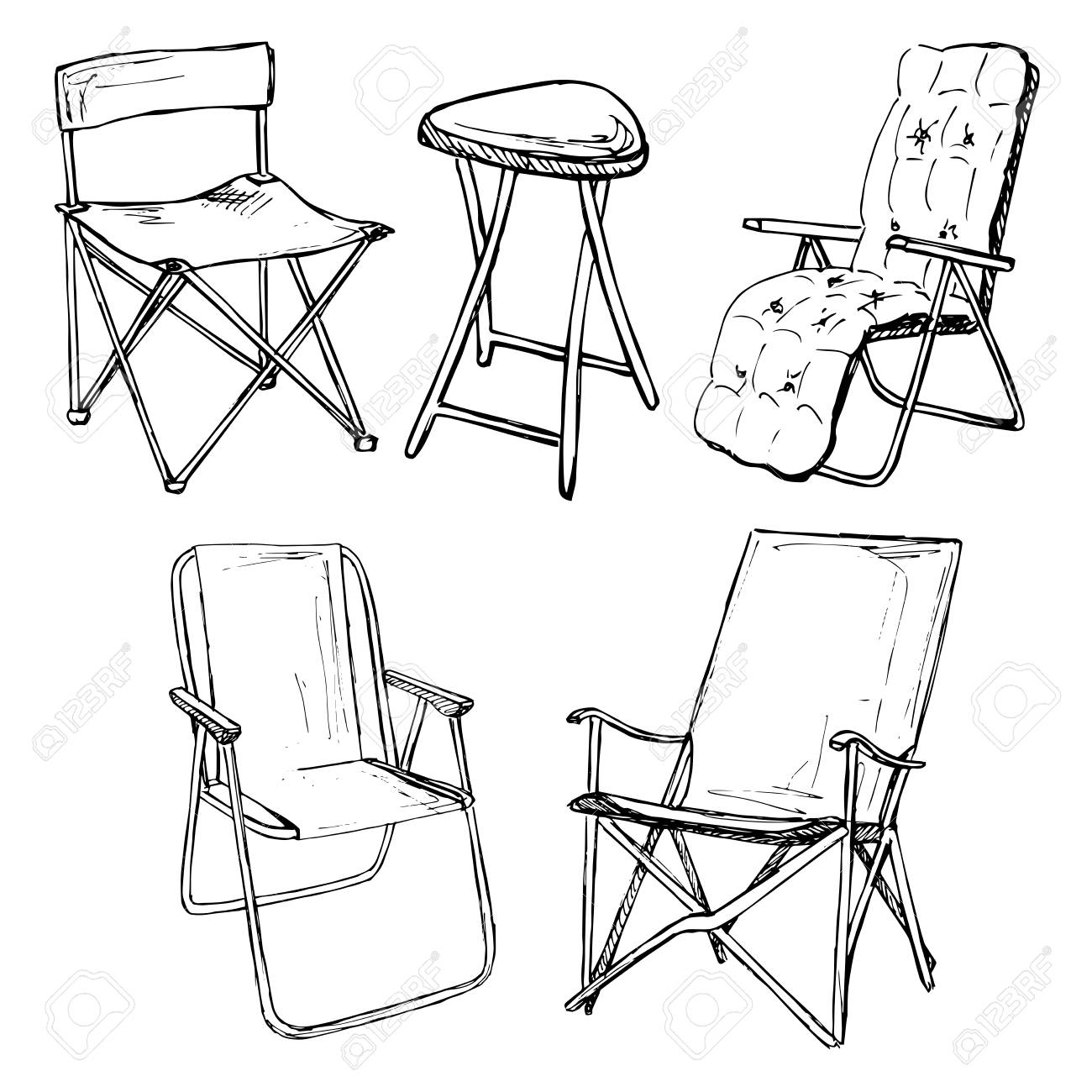 silla plegable dibujo silla plegable dibujo