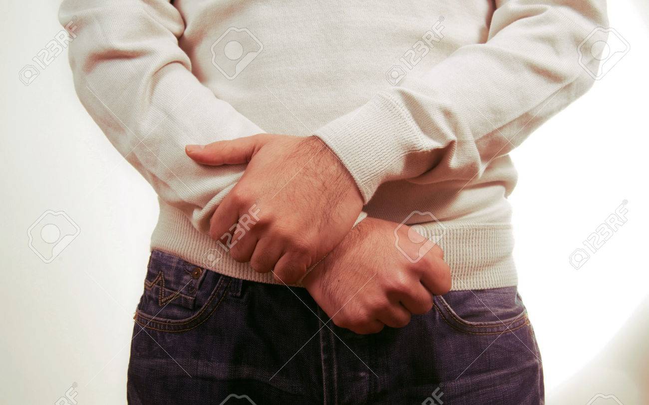 holding wrist body language