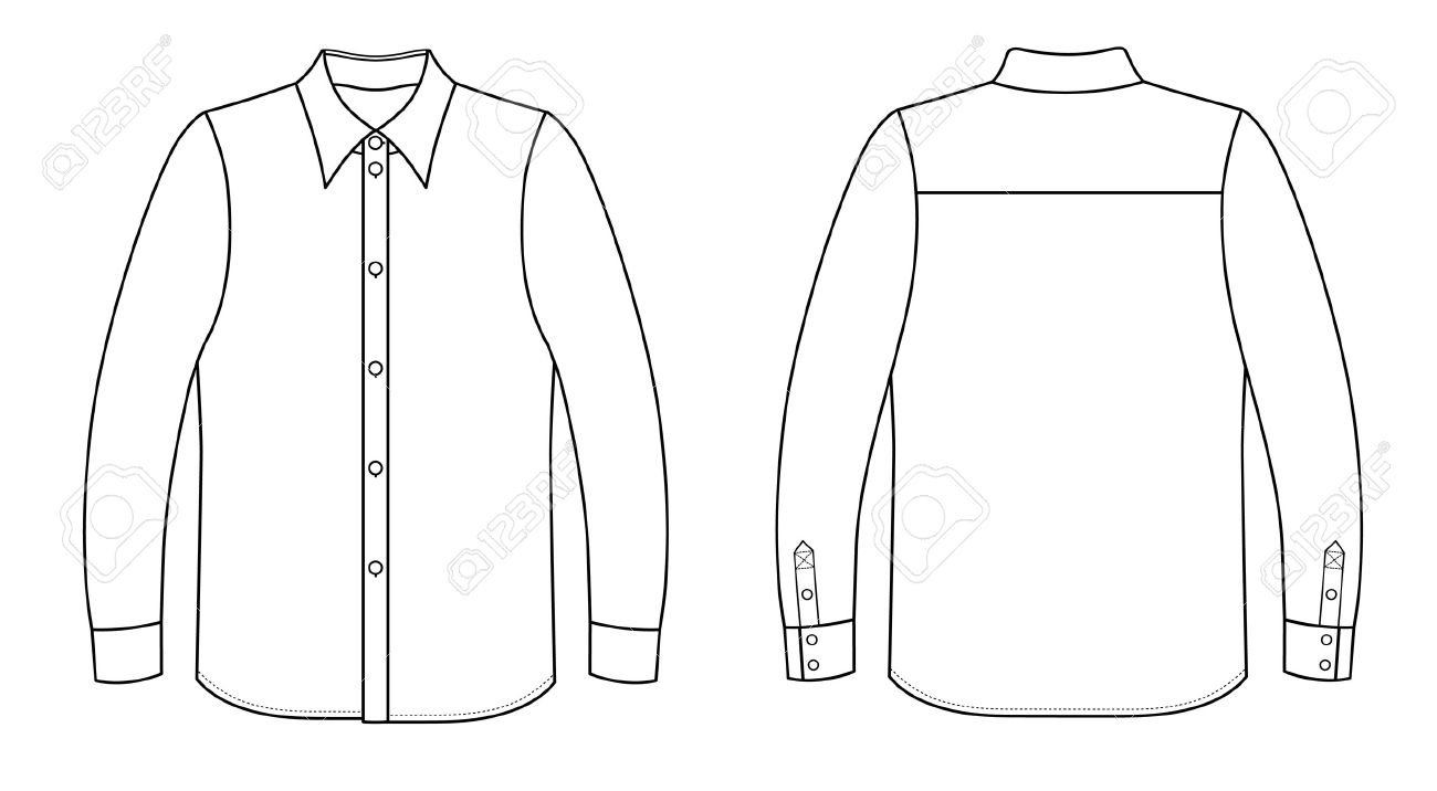 camisa en blanco y negro