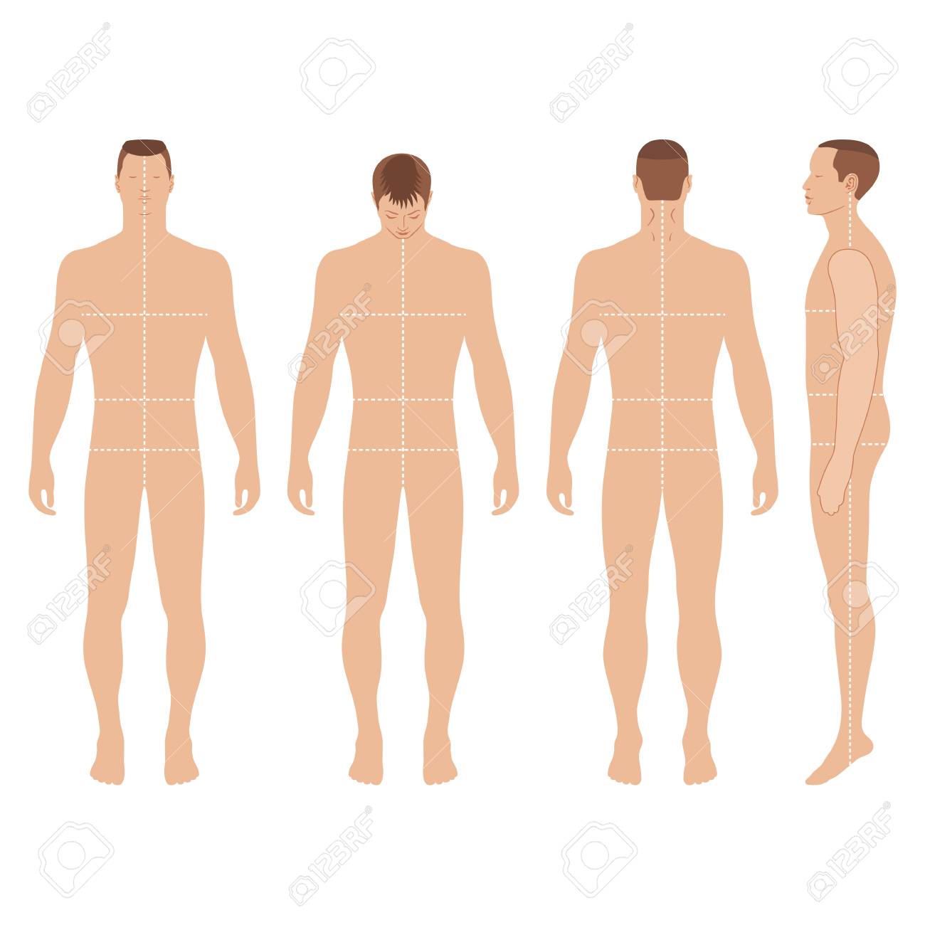 fashion body full length hairstyle template figure silhouette