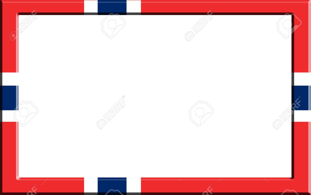 frame striped norway flag striped frame