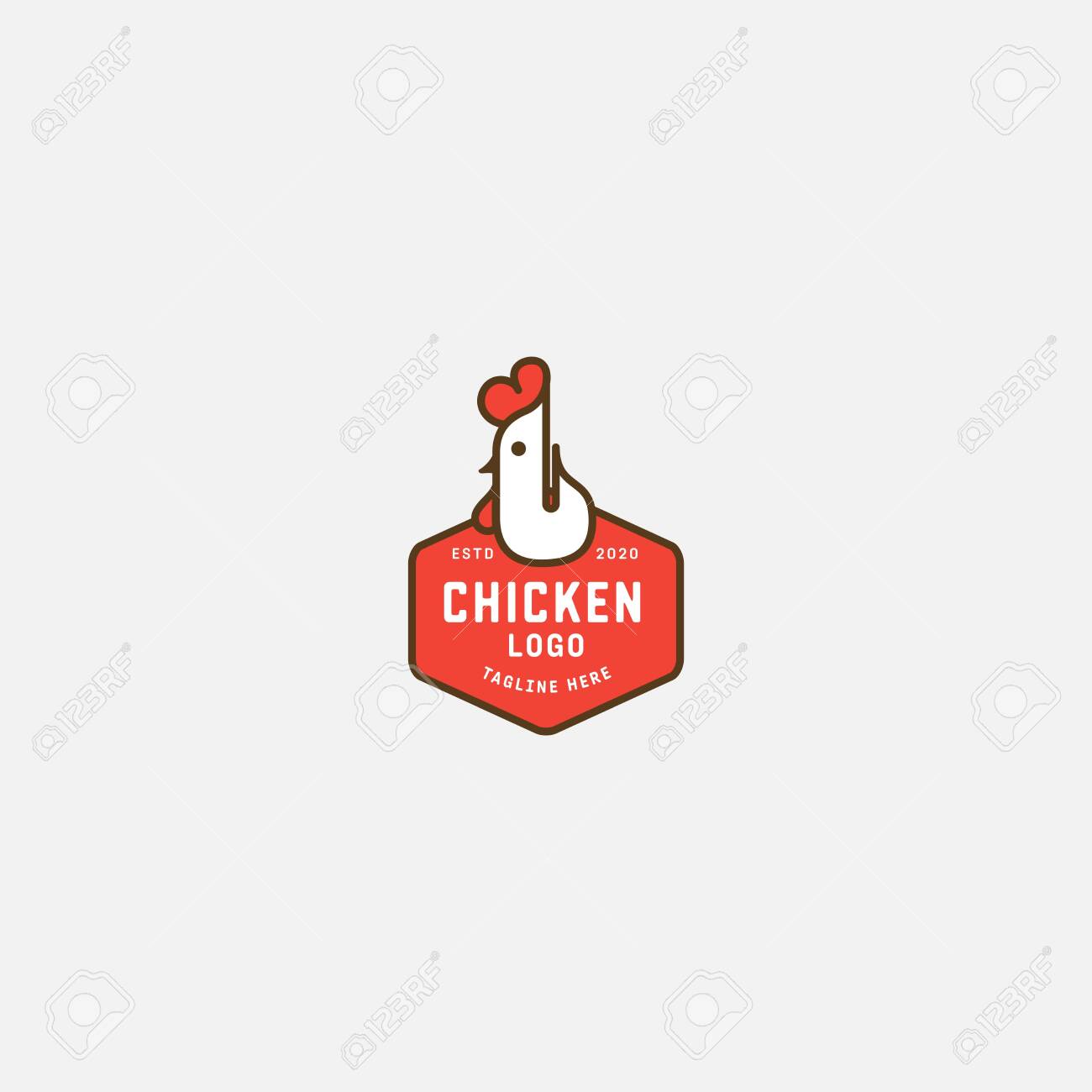 Chicken Logo Fried Chicken Restaurant Rooster Mascot Chicken Royalty Free Cliparts Vectors And Stock Illustration Image 149724772