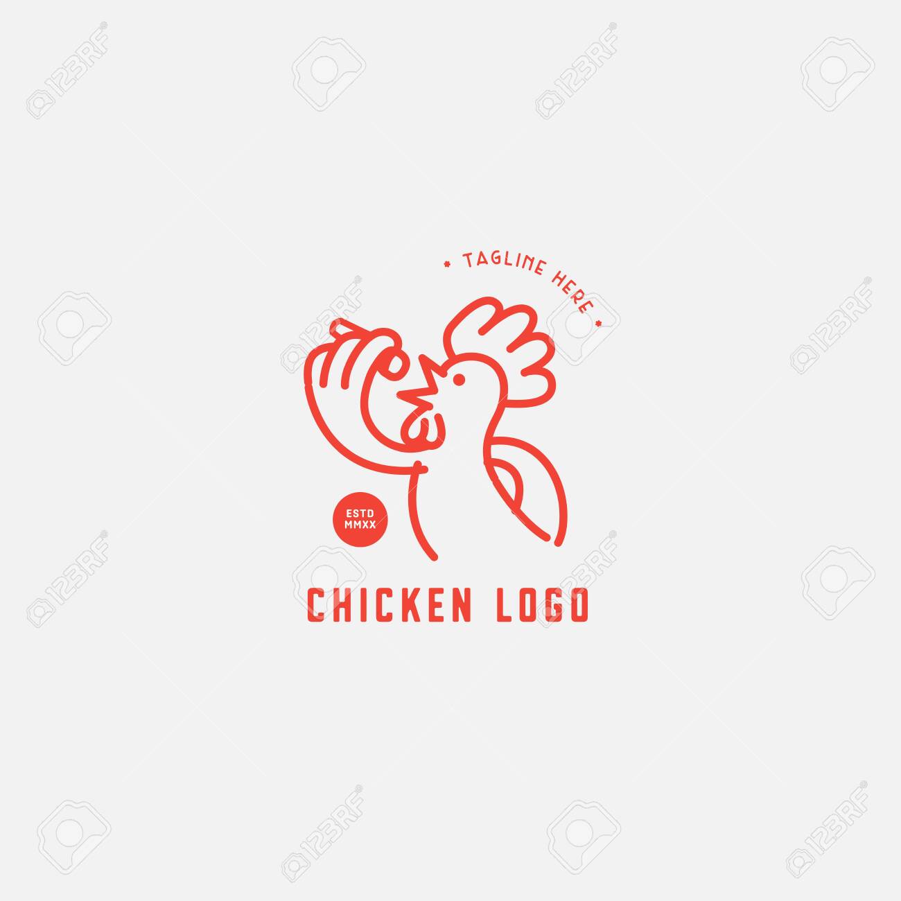 Chicken Logo Fried Chicken Restaurant Rooster Mascot Chicken Royalty Free Cliparts Vectors And Stock Illustration Image 150147140