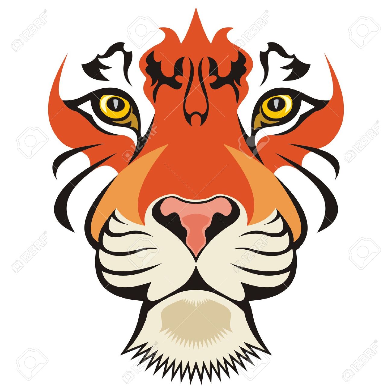 tiger vector royalty free cliparts vectors and stock illustration