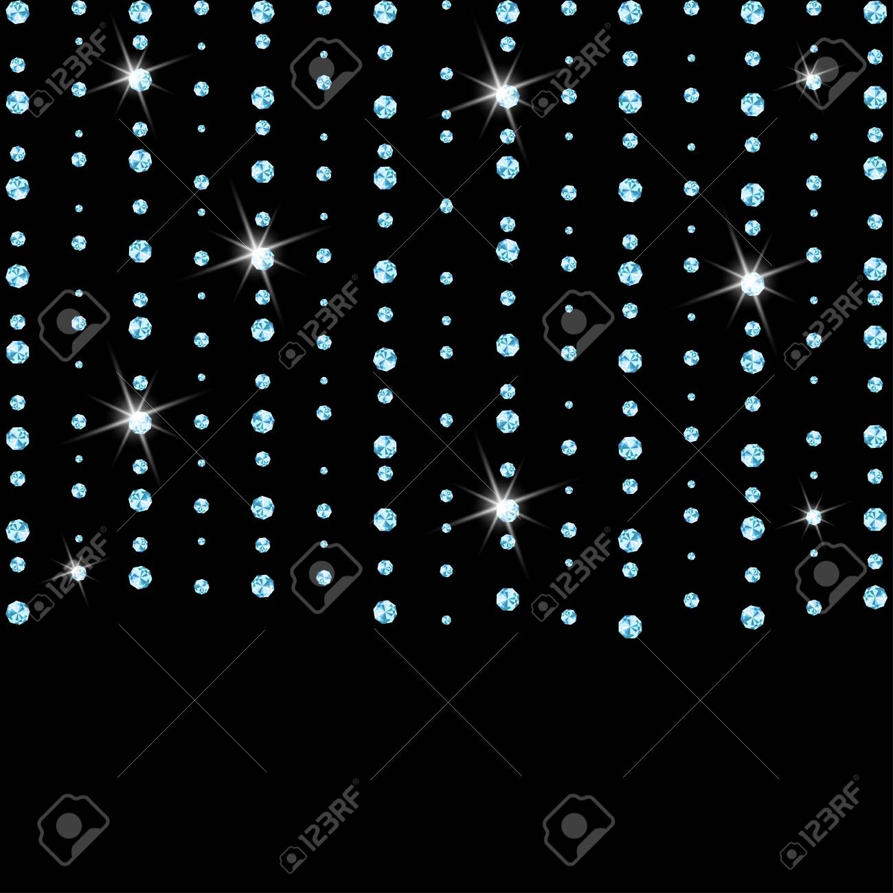 diamond background sparkling blue