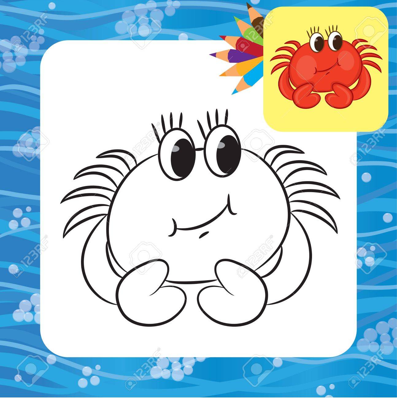 6800 Top Coloring Pages Of Cartoon Crab Images 6800 Top Coloring Pages Of Cartoon Crab Images