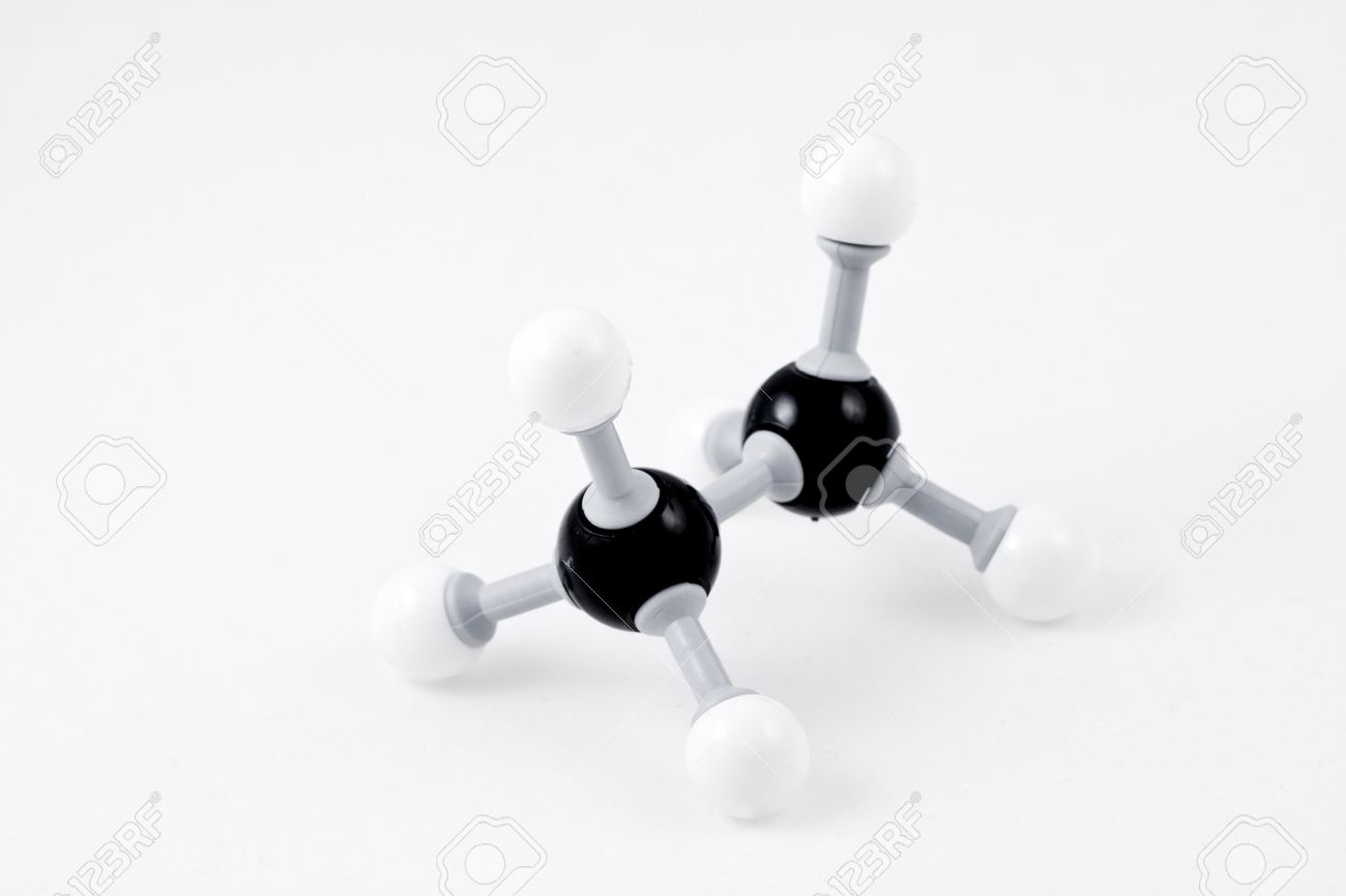 (C2H4) Molecule Structure Ethane