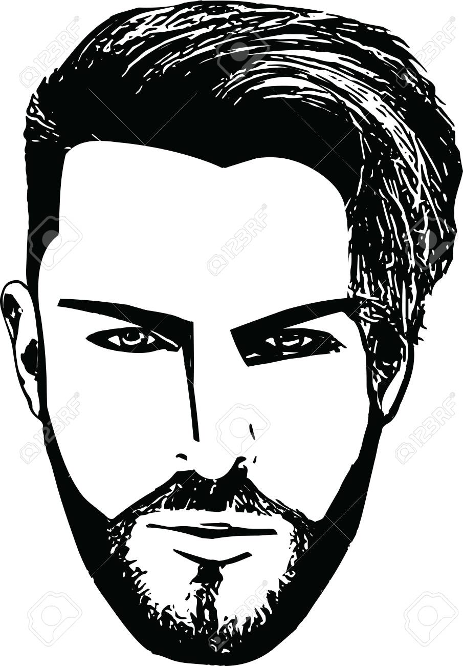 men's haircut template