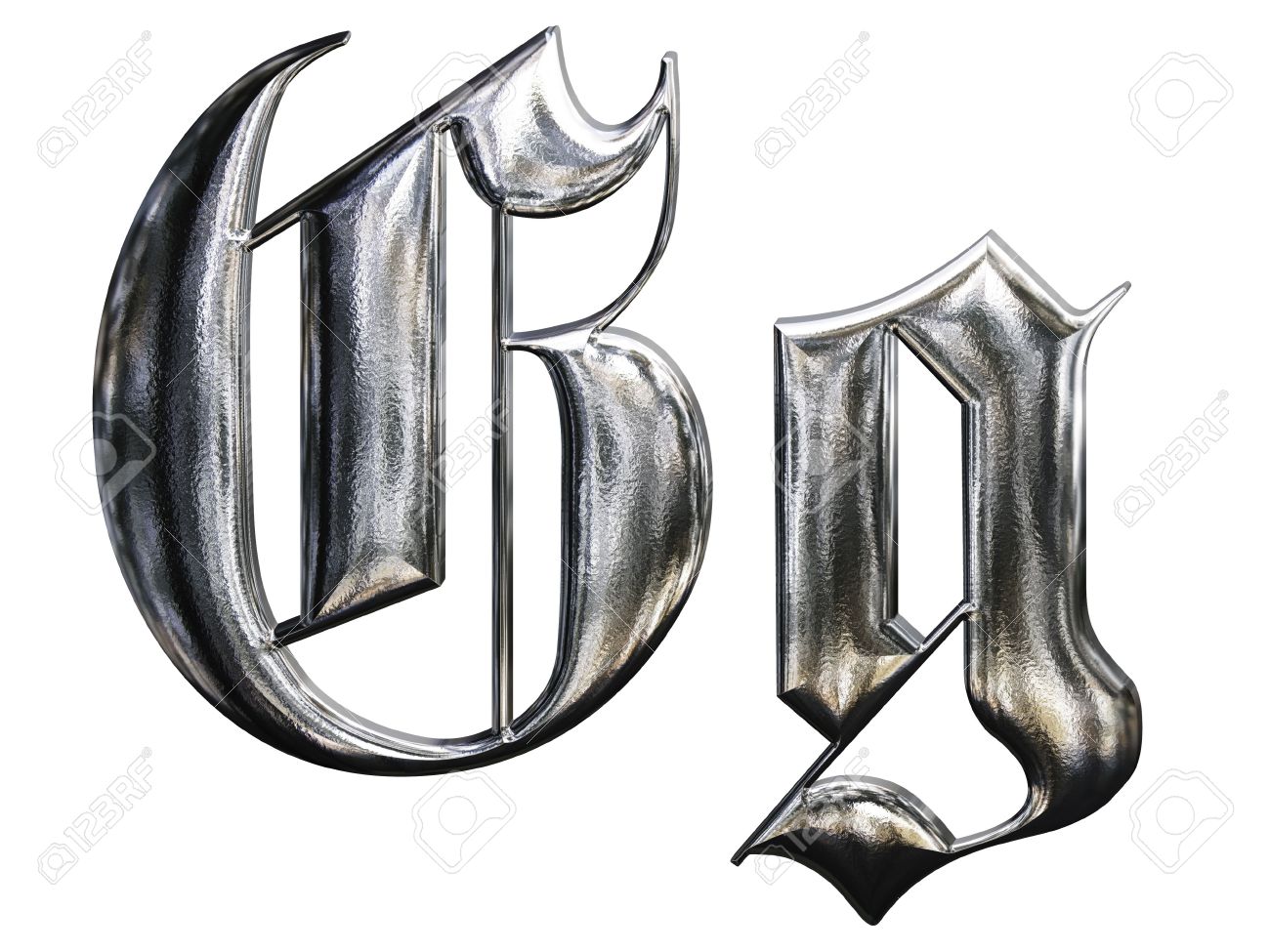 metallic patterned letter of german gothic alphabet font letter letter g fonts
