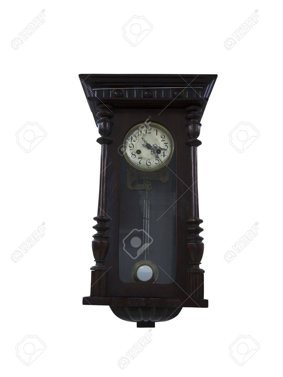 reloj antiguo de pie madera
