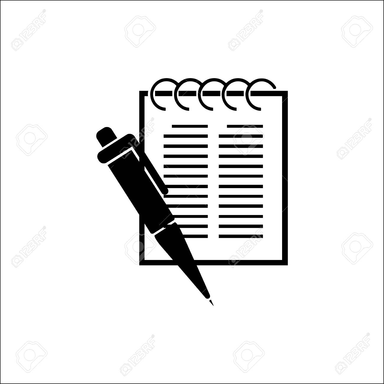 L Icone Du Cahier Et Du Stylo Vecteur Clip Art Libres De Droits Vecteurs Et Illustration Image L Icone Du Cahier Et Du Stylo Vecteur Clip Art Libres De Droits Vecteurs Et Illustration Image