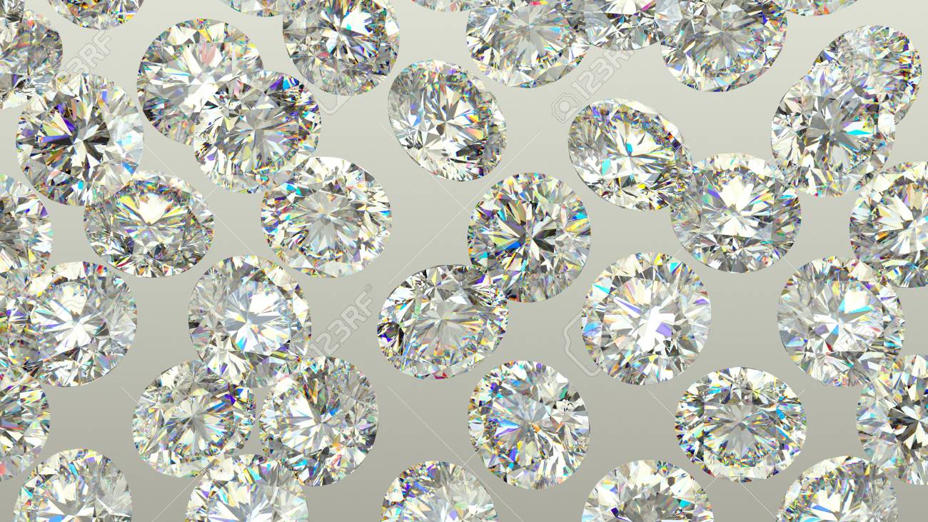 Sparkling Large Diamonds Or Gems Over Grey Background. High Resolution  Stock Photo, Picture and Royalty Free Image. Image 63140447., image size:1300x731