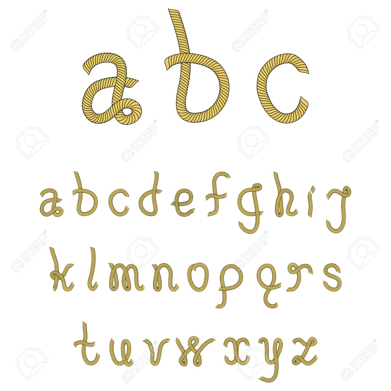 free rope font
