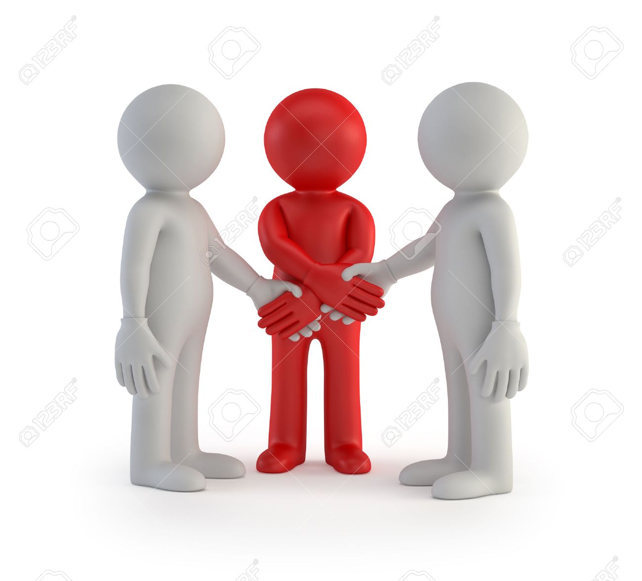 3d small people - Mediator, Isolated white background - 67826546 3d small people - Mediator, Isolated white background - 67826546
