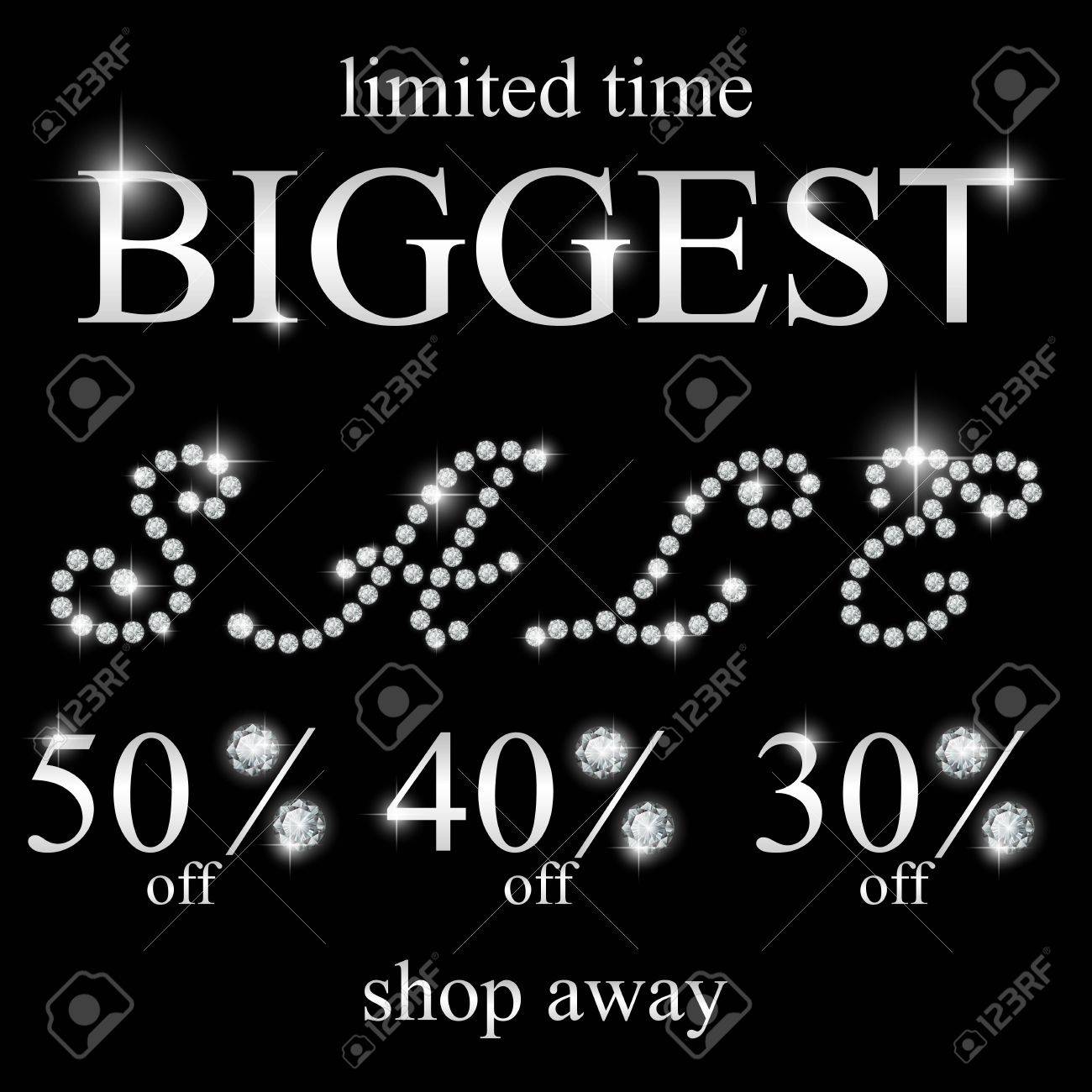 diamond sale diamond sale background for flyer poster shopping