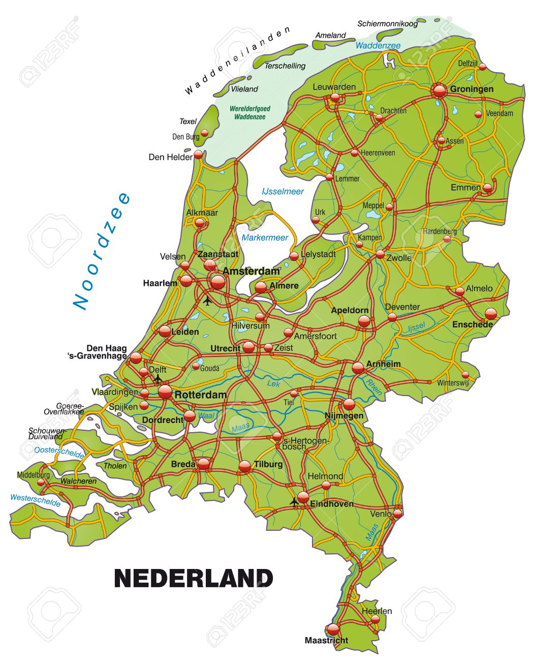 map-of-netherlands-with-highways-royalty-free-svg-cliparts-vectors-and-stock-illustration-image-25025956 for Free Printable Map Of The Netherlands Map Of Netherlands With Highways Royalty Free SVG, Cliparts, Vectors, and Stock Illustration. Image 25025956. for Free Printable Map Of The Netherlands
