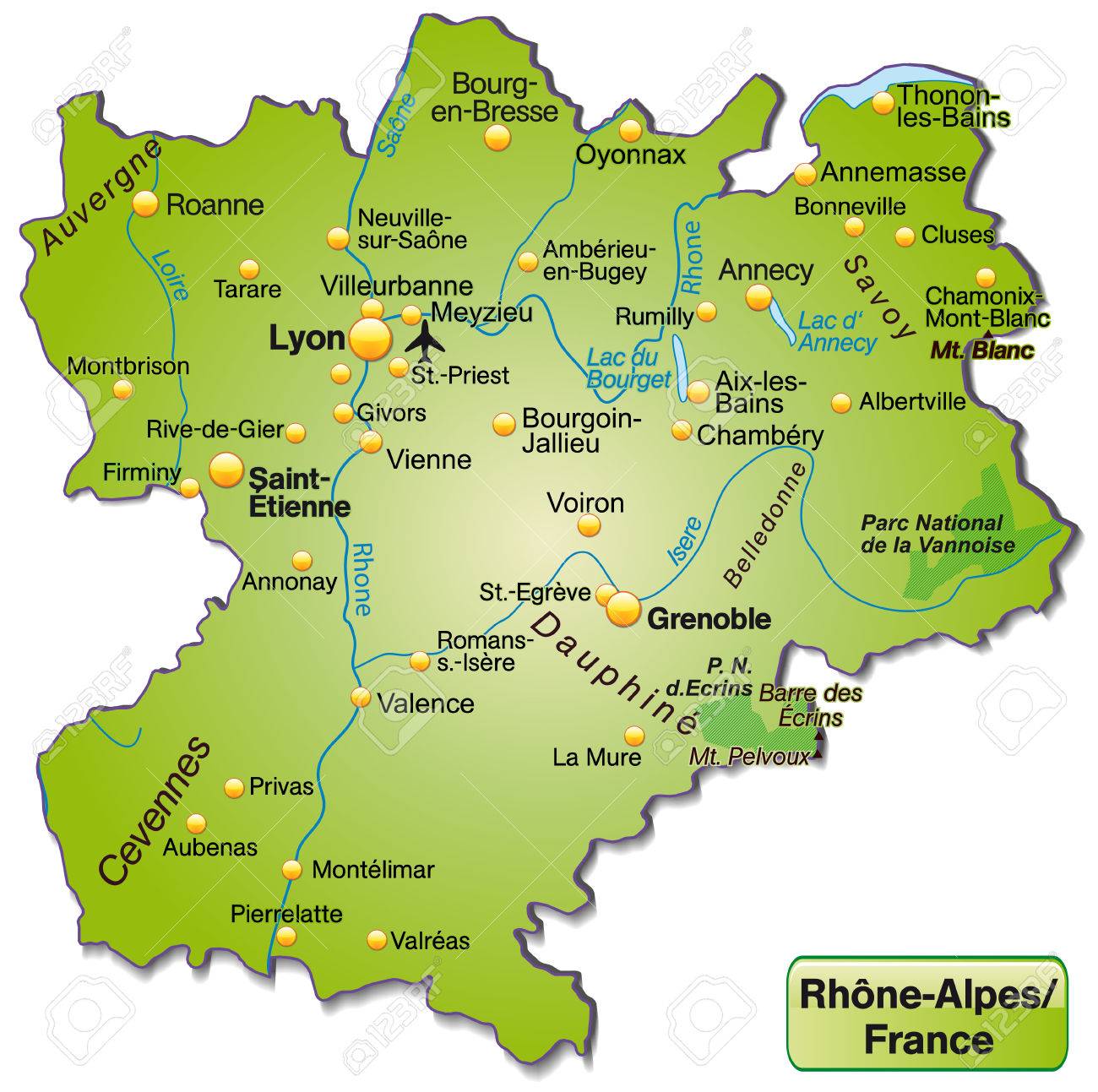 Map Of Rhone Alpes As An Overview Map In Green Royalty Free Cliparts Vectors And Stock Illustration Image Map Of Rhone Alpes As An Overview Map In Green Royalty Free Cliparts Vectors And Stock Illustration Image