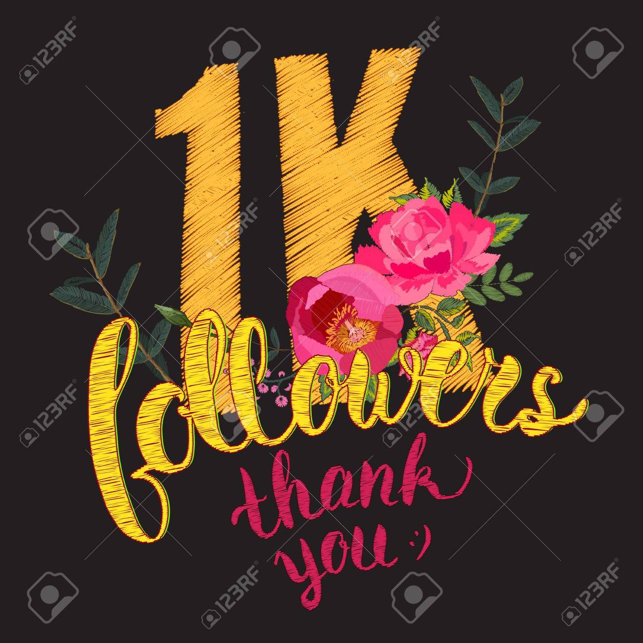 vector thank you 1k