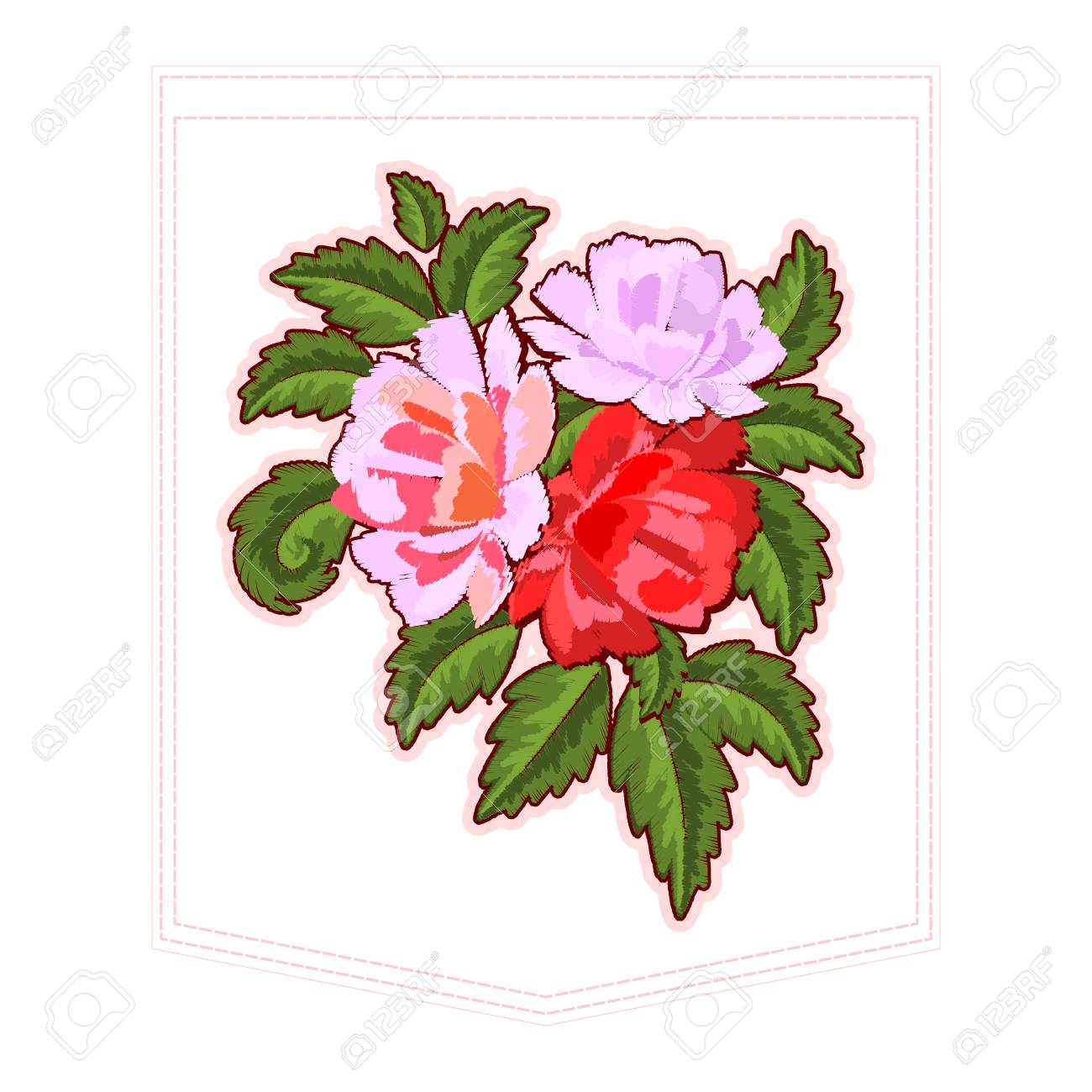 floral embroidered clothing
