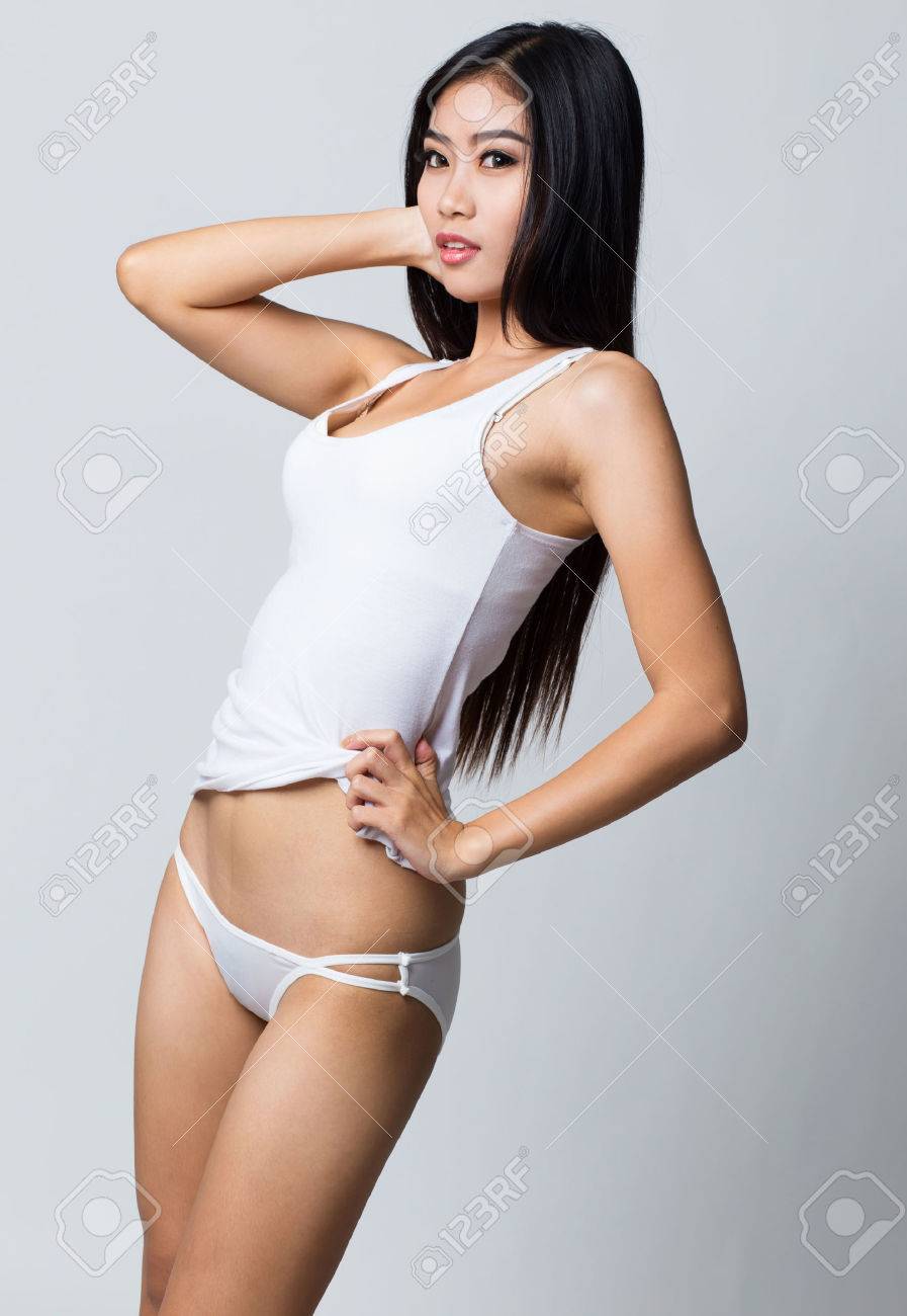 asiatiques en lingerie Suck bang blow four corners