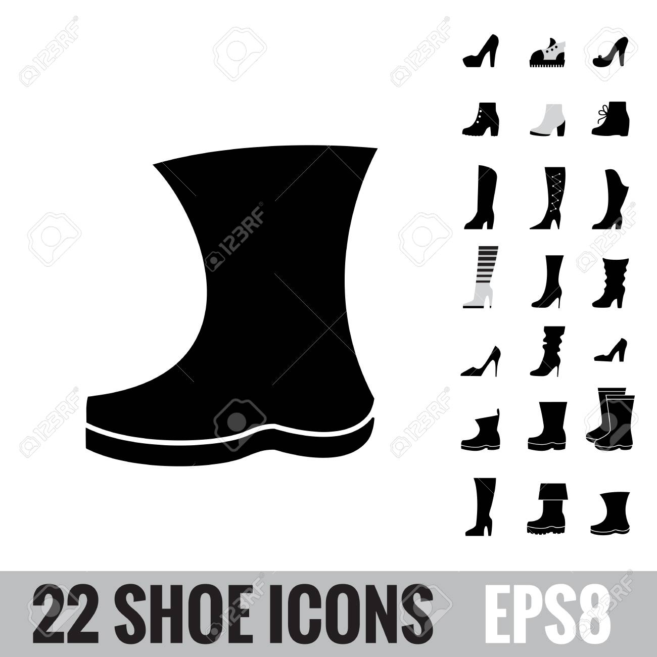 icon rubber shoes