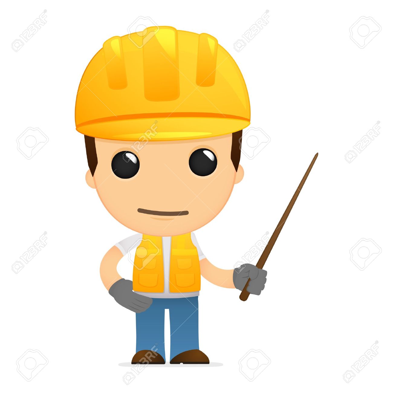 Funny Cartoon Builder Royalty Free Cliparts Vectors And Stock Illustration Image 13312076