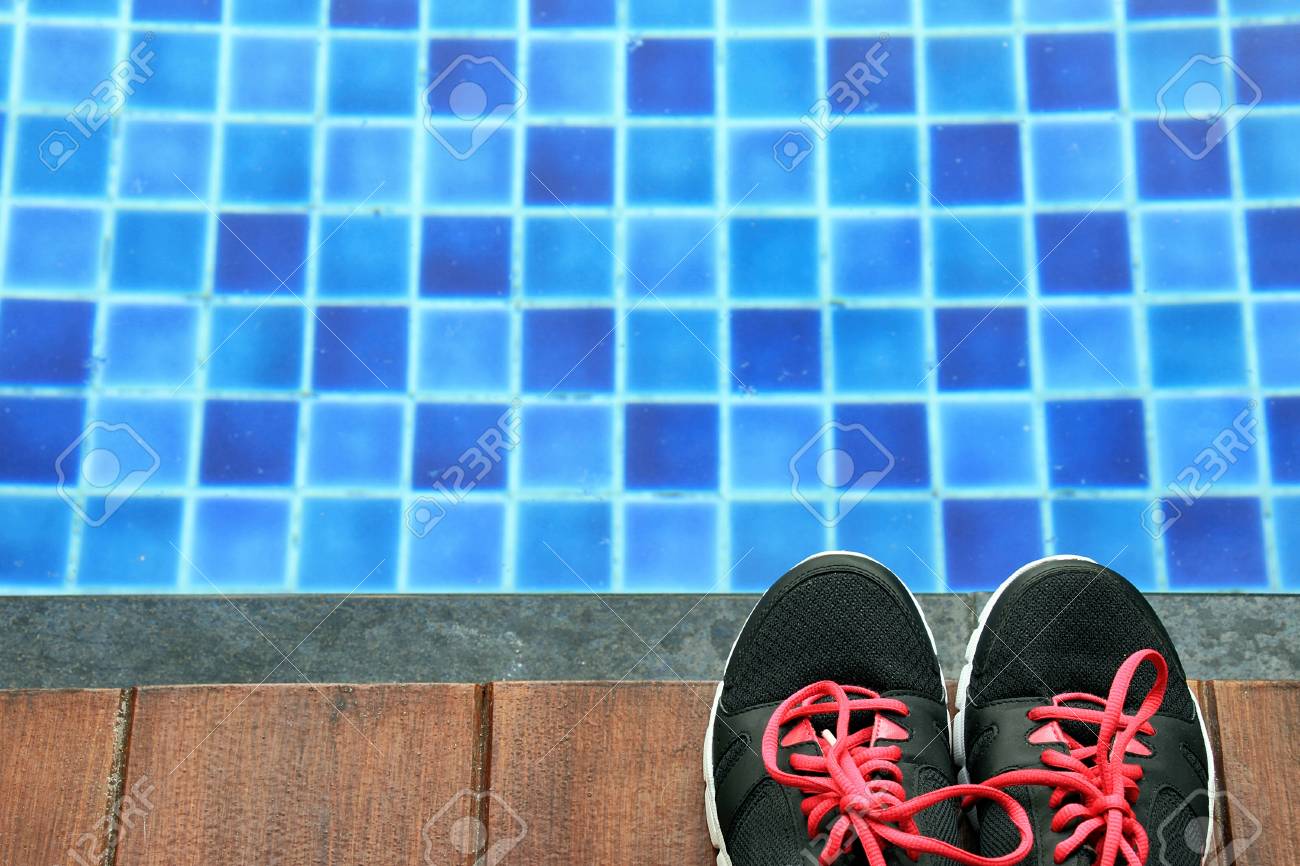 pool running shoes