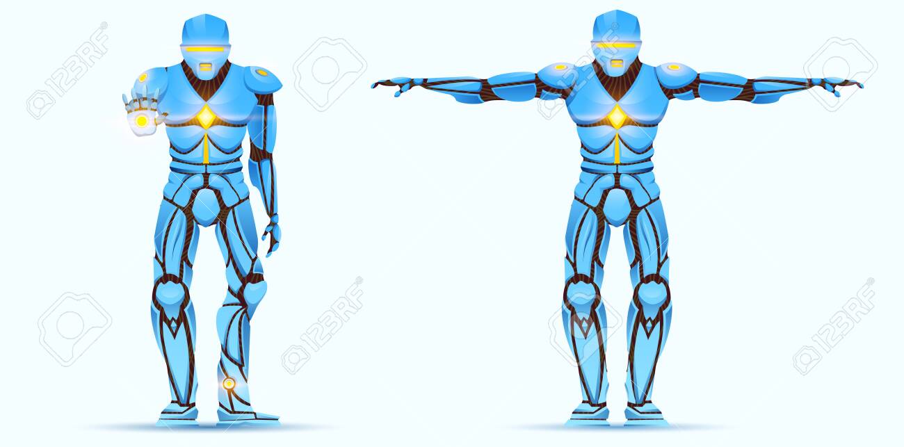 male humanoid robot