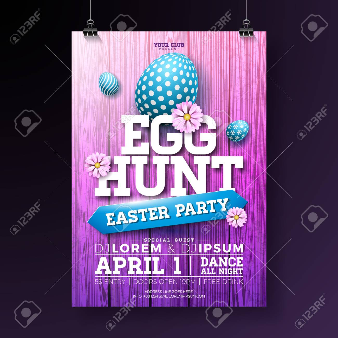 easter party flyer