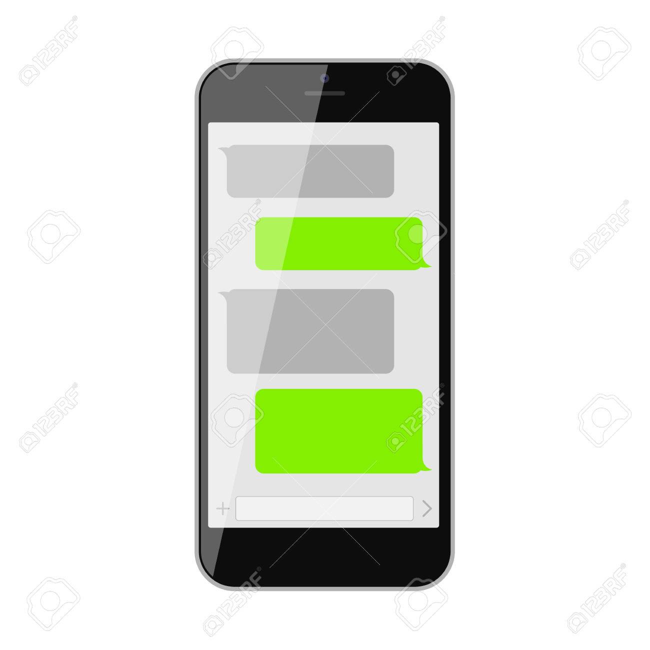 smartphone text messaging template