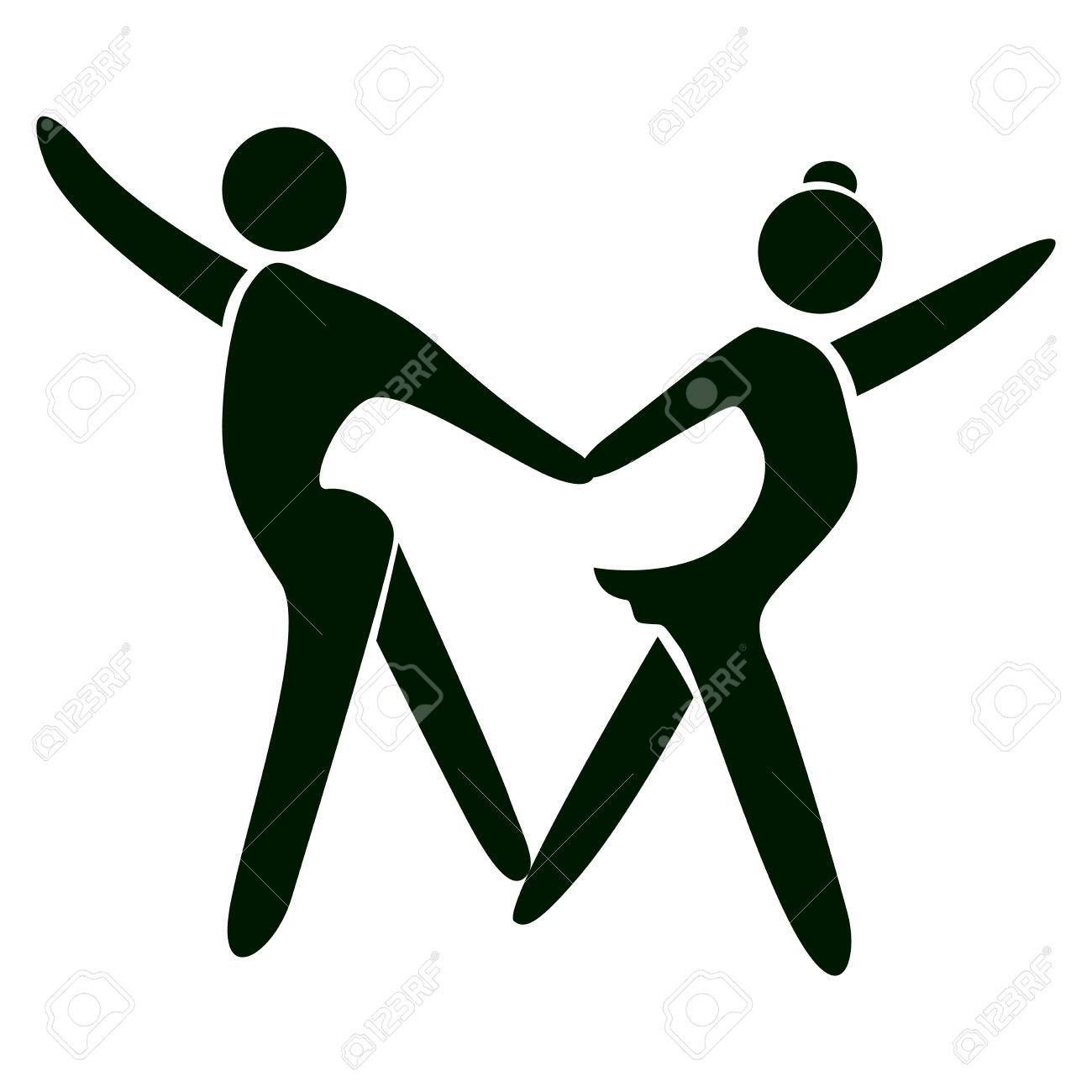 ダンスのアイコンのイラスト素材 ベクタ Image