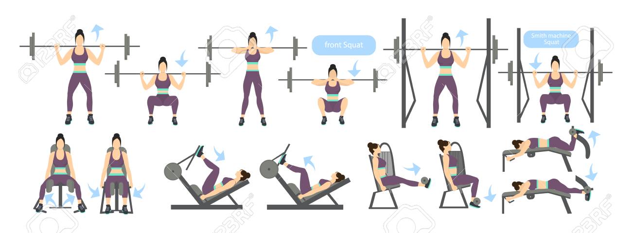 Masa Muscular Rutina De Piernas Con Mancuernas Para Mujeres Rutina