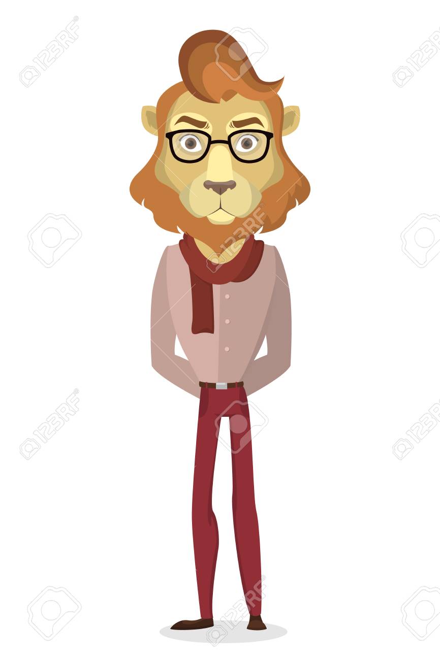 Isolated Lion Man With Human Body On White. Royalty Free SVG, Cliparts,  Vectors, And Stock Illustration. Image 92953215.