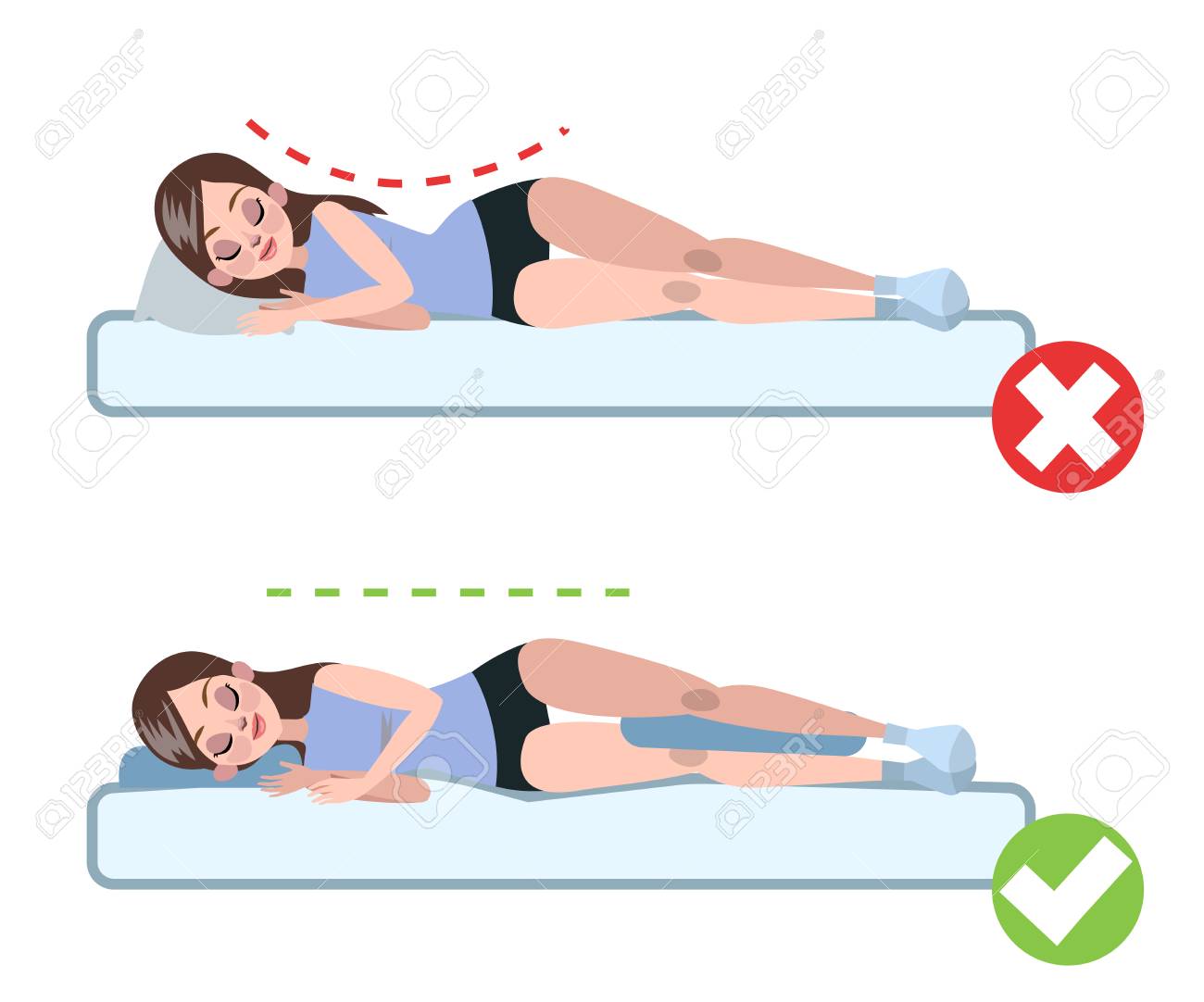 fix posture while sleeping