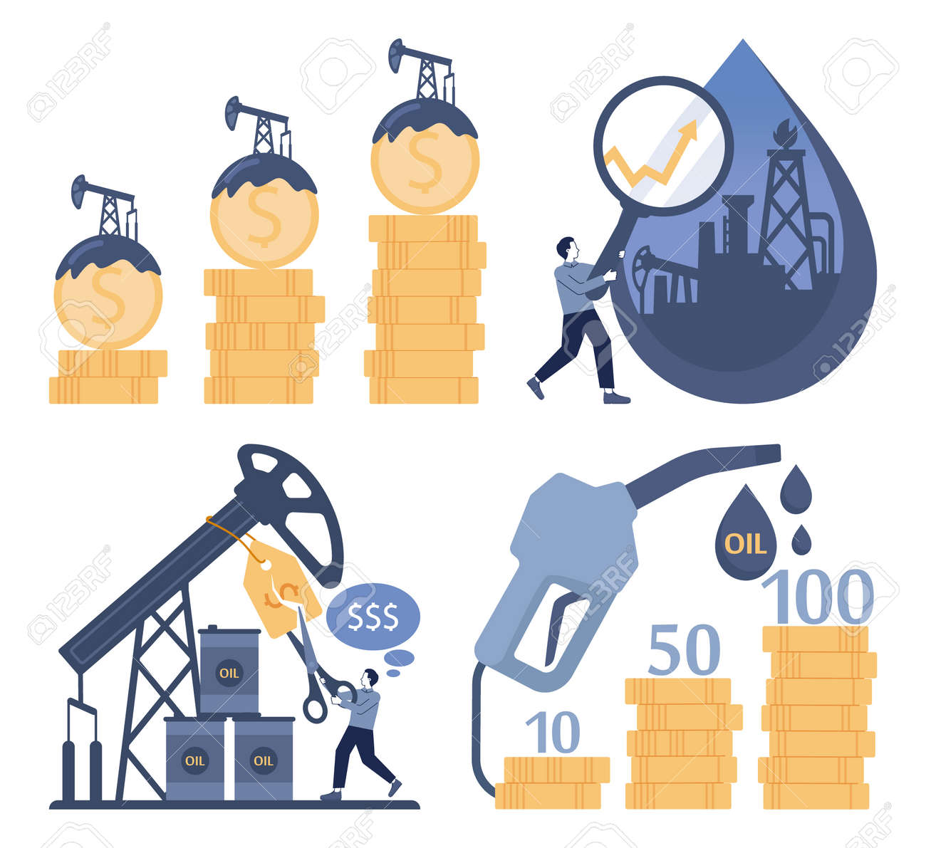 유가 상승. 원유 상품 가격 상승, 높은 수요 로열티 무료 사진, 그림, 이미지 그리고 스톡포토그래피. Image 185466253