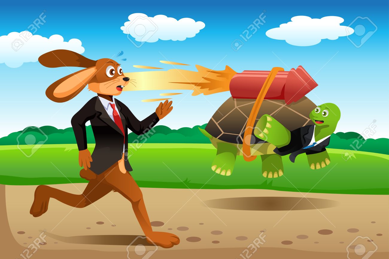 Практическая диагностика - Страница 19 20175395-A-vector-illustration-of-tortoise-and-hare-racing-Stock-Photo