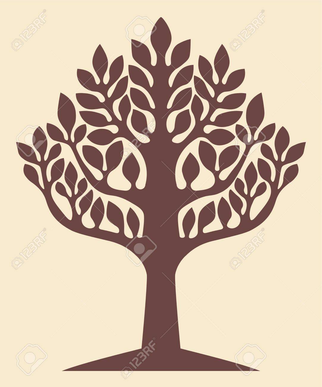 Tree Of Life Yggdrasil World Tree Silhouette Royalty Free Cliparts Vectors And Stock Illustration Image