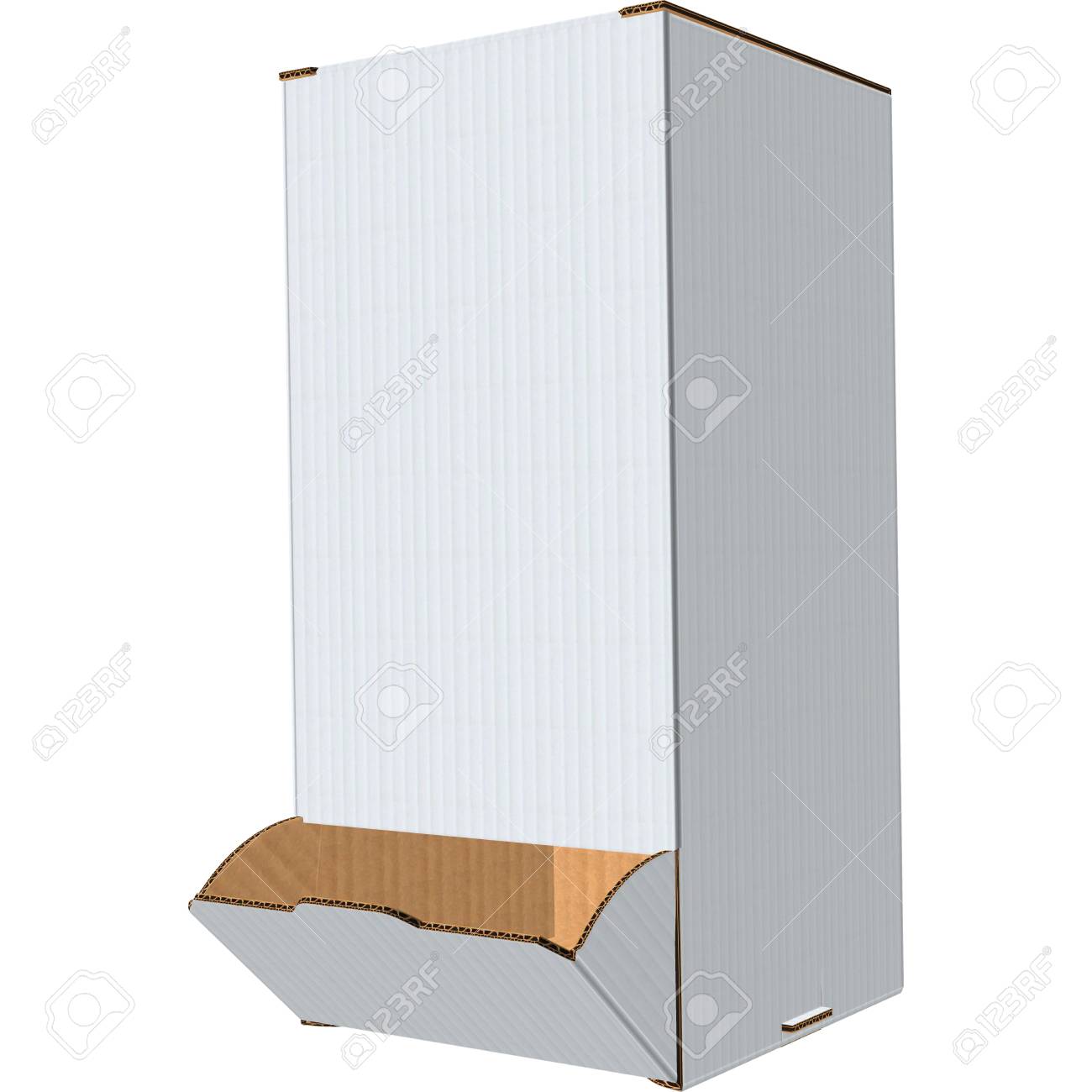 Download Cardboard Display Box Illustration White Blank Clear Isolated Stock Photo Picture And Royalty Free Image Image 127393868