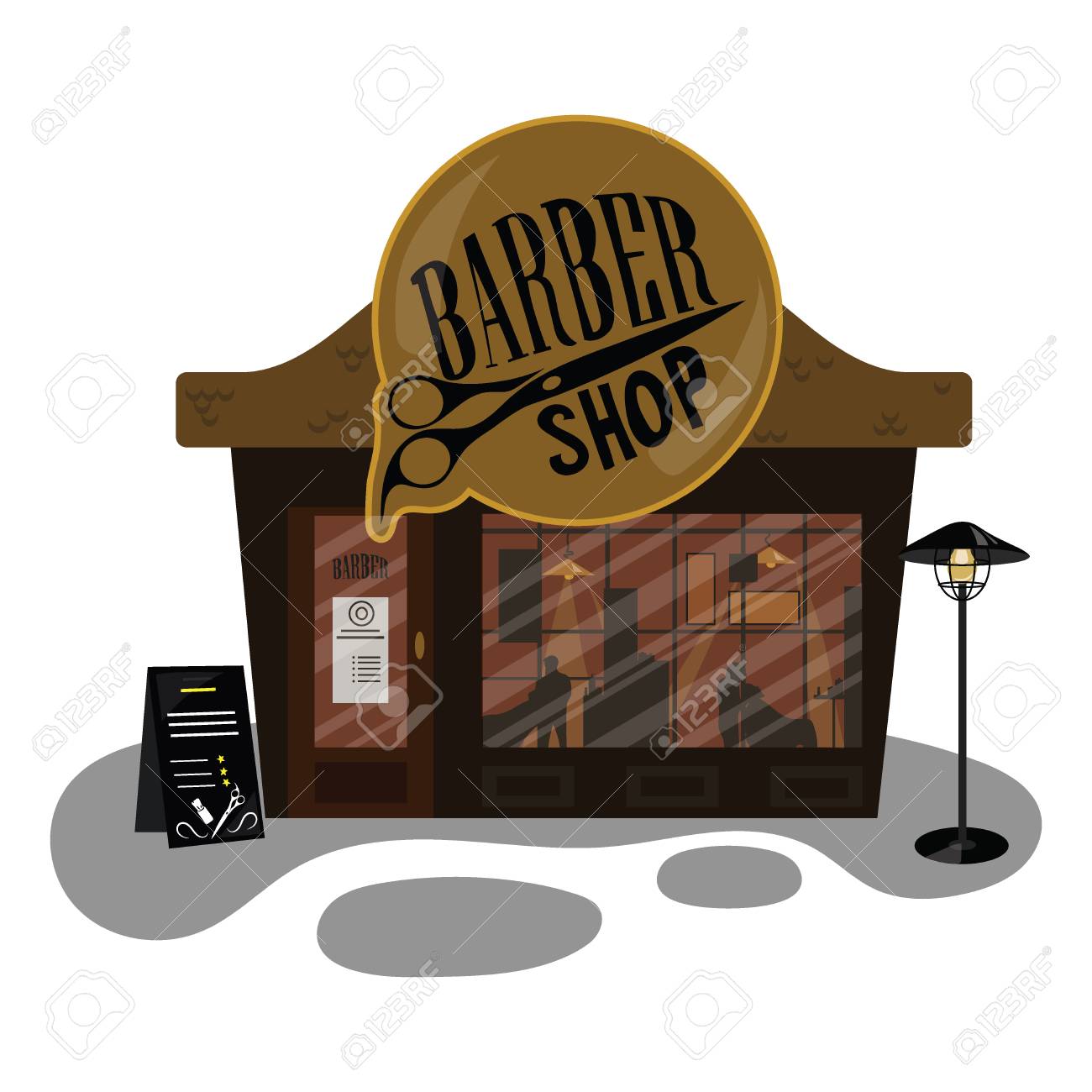 Peluquería De Dibujos Animados. Pequeño Edificio Es Un Peluquero. Ilustración De Negocios. Ilustraciones Svg, Vectoriales, Clip Art Vectorizado Libre De Derechos. Image 90096039. Peluquería De Dibujos Animados. Pequeño Edificio Es Un Peluquero. Ilustración De Negocios. Ilustraciones Svg, Vectoriales, Clip Art Vectorizado Libre De Derechos. Image 90096039.