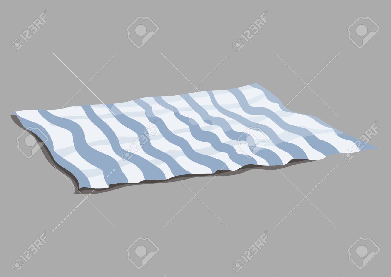 Cartoon Beach Litter On A White Background Illustration Of A Royalty Free Cliparts Vectors And Stock Illustration Image 130017032 Learn how to draw blanket simply by following the steps outlined in our video lessons. cartoon beach litter on a white background illustration of a