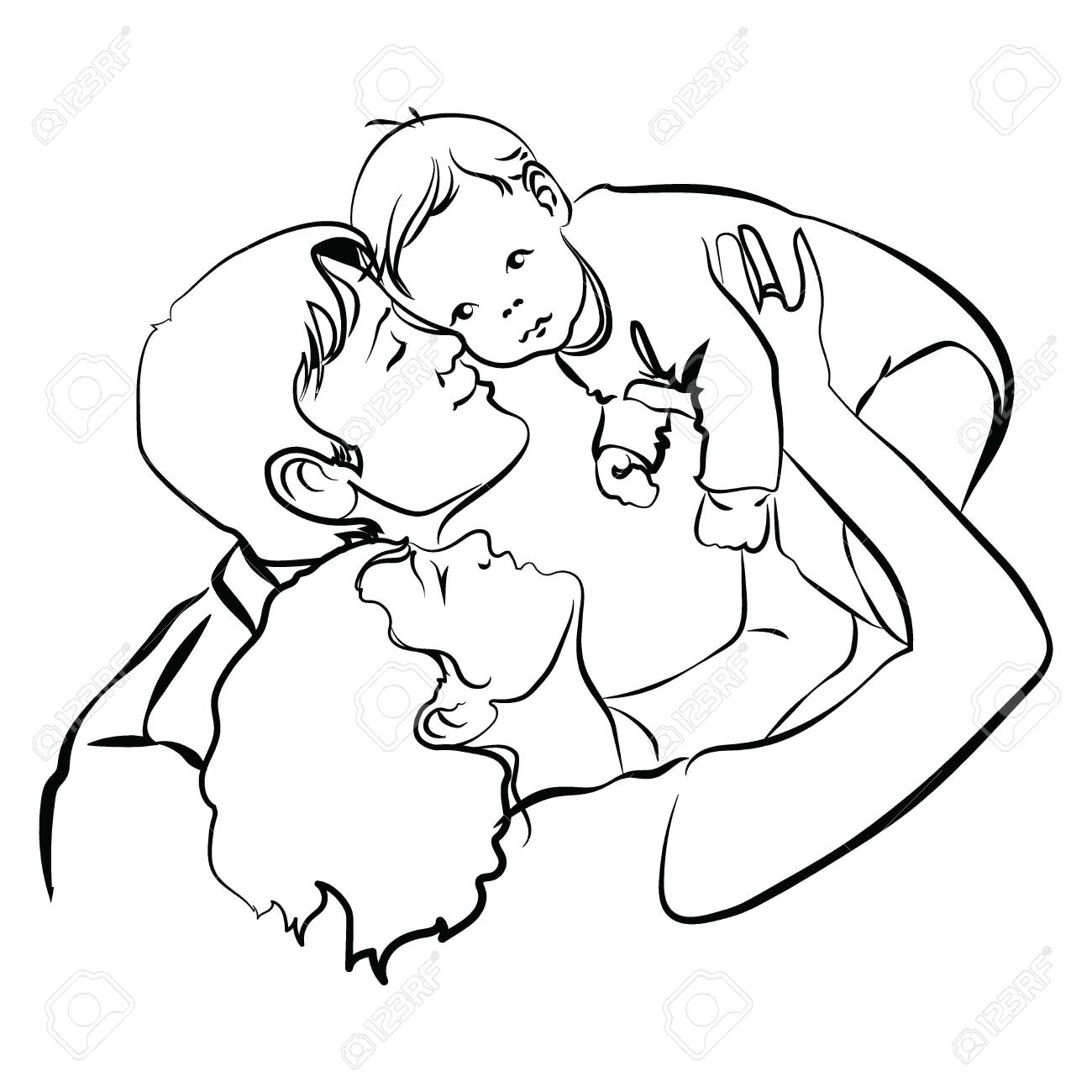 Featured image of post Drawing Mother And Baby Images Black And White - Baby sketch mother and baby tattoo mother and child drawing mother clipart baby drawing mother art mom holding hands art drawing is originally made by me.