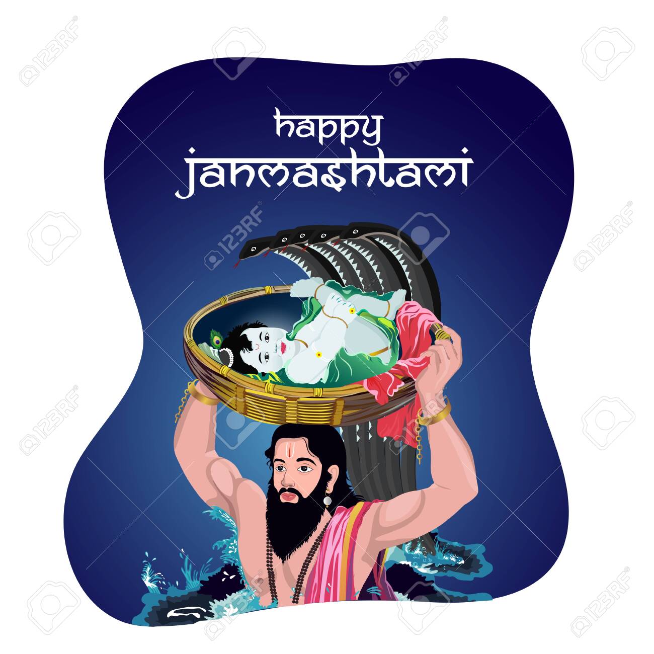 Concept Of Shri Krishna Janmashtami, Day Of Lord Krishna Birthday ...