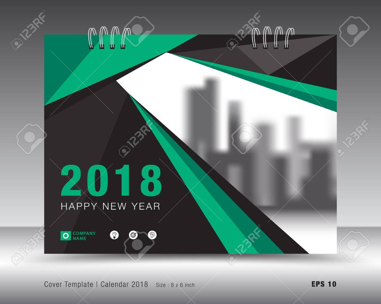 cover calendar 2018 template