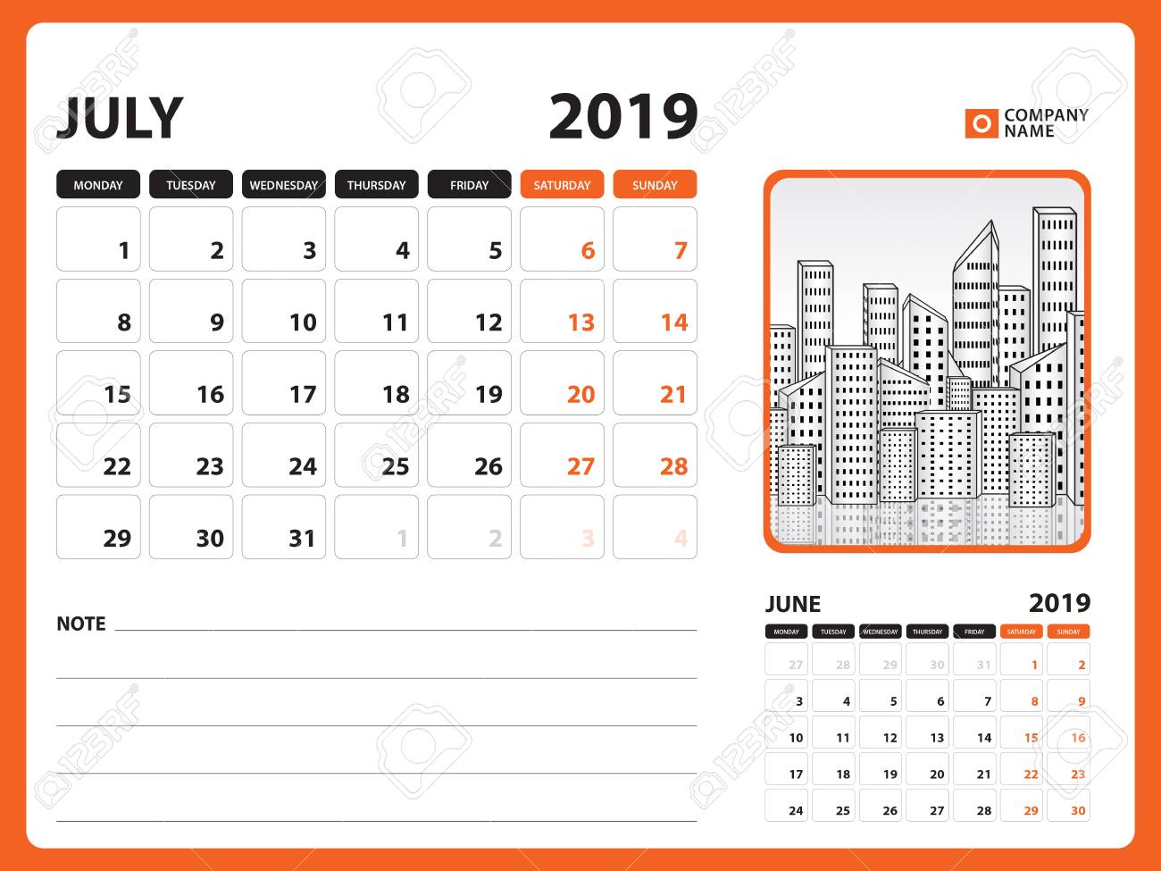 desk calendar for july 2019 template printable calendar planner july blank calendar 2019