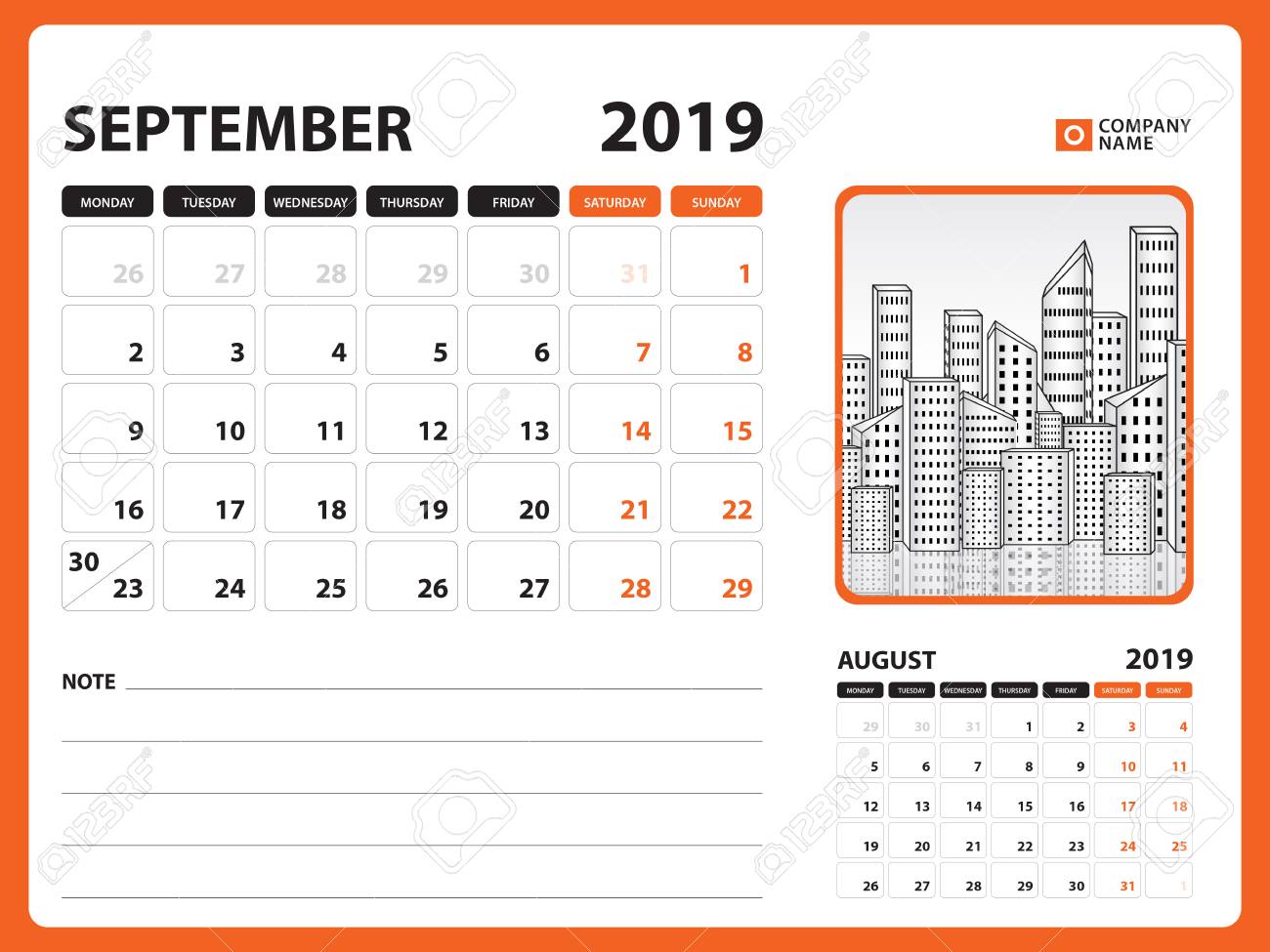 desk calendar for september 2019 template printable calendar print a calendar september 2019