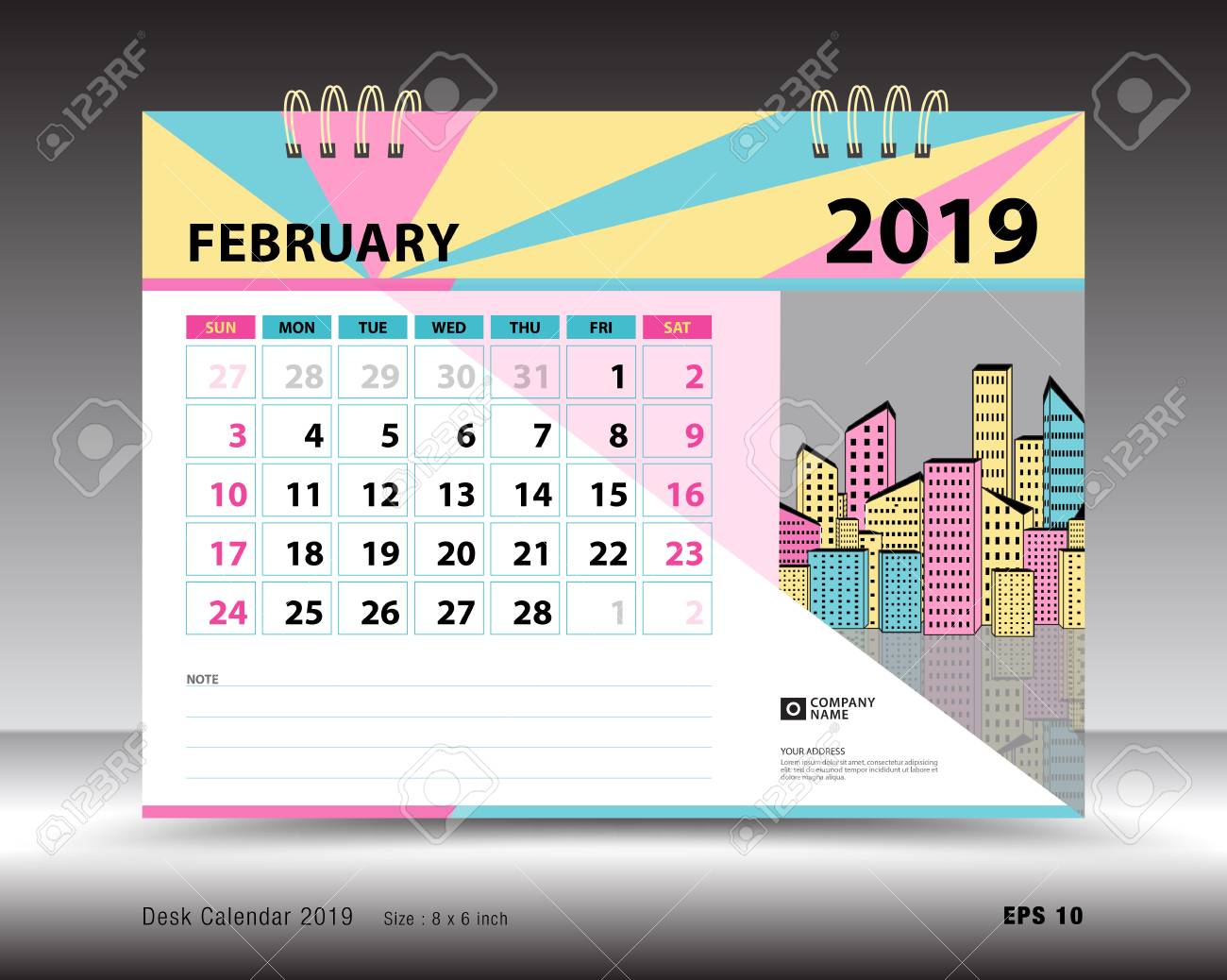desk calendar for february 2019 template printable calendar free printable calendar 2019 templates