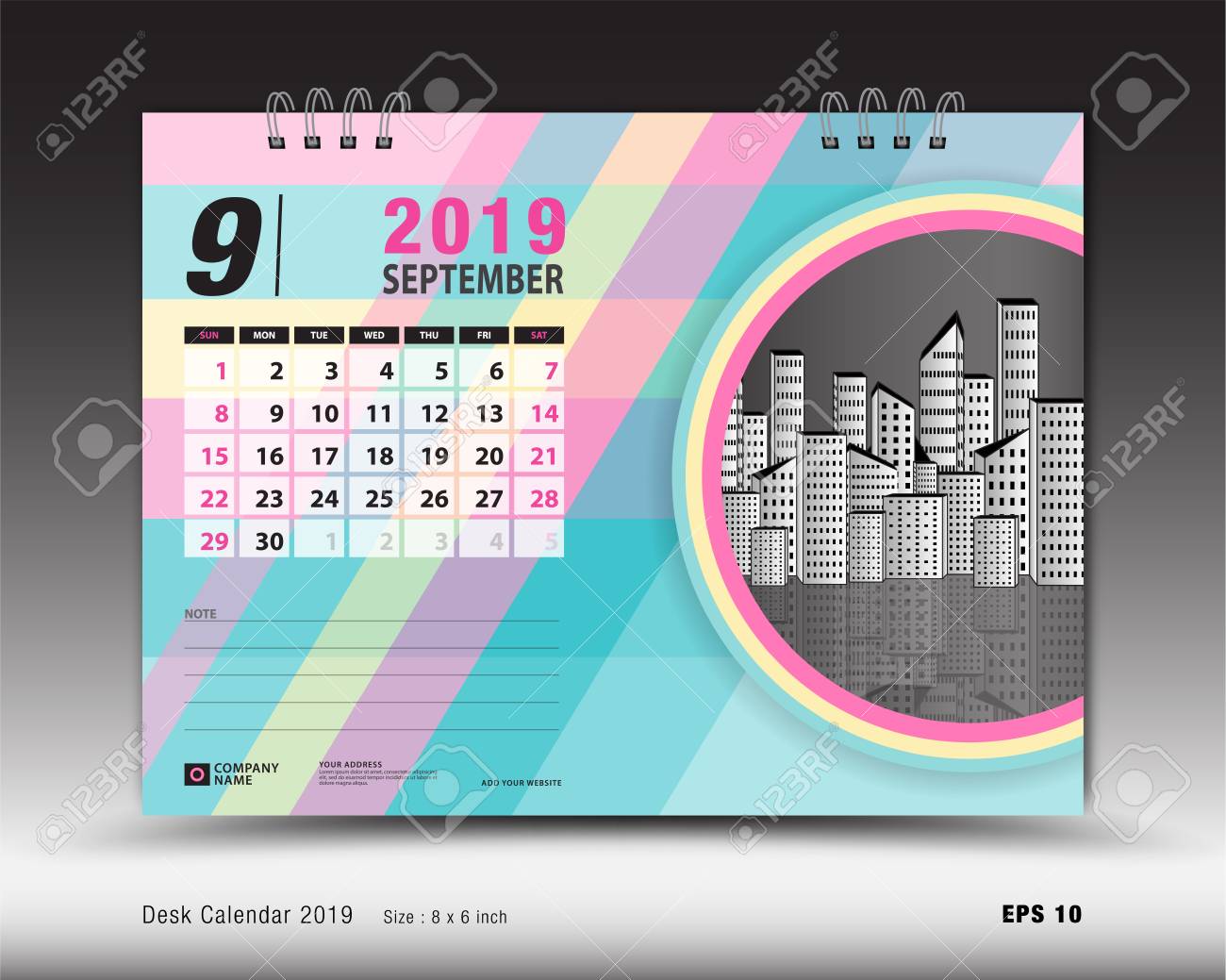 calendar calendar,.. 2019 for SEPTEMBER Printable template, Desk