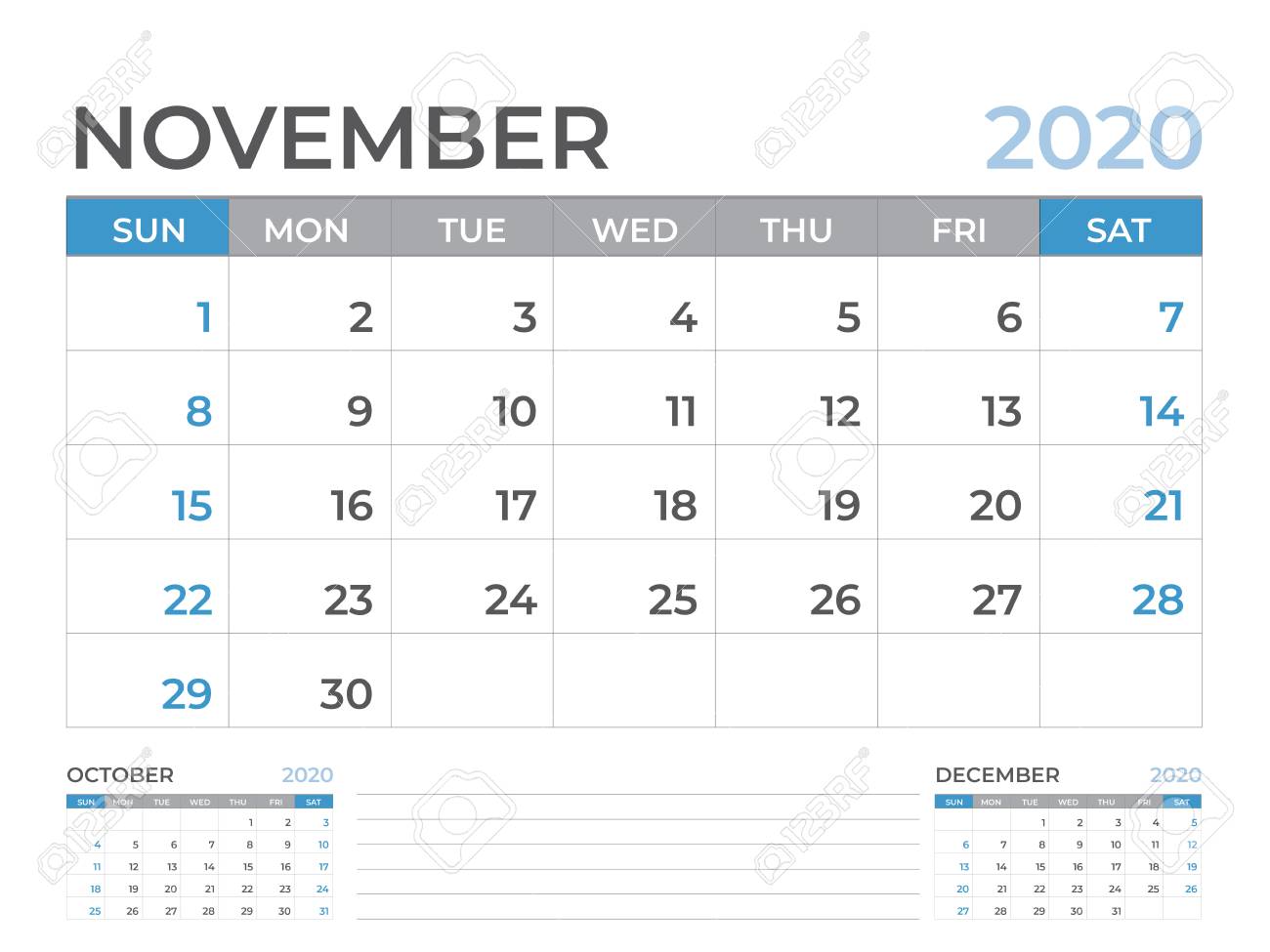 november 2020 calendar template desk calendar layout size 8 calendar print november 2020