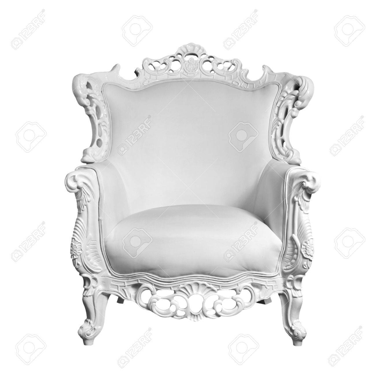 Antique White Leather Chair Isolated On White Stock Photo, Picture antique white leather chair isolated on white Stock Photo - 7466366 - Antique White Leather Chair Isolated On White Stock Photo, Picture