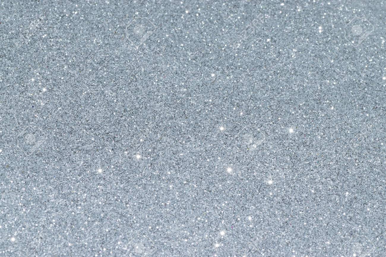 銀の色で光沢のあるキラキラ背景 クリスマス装飾 の写真素材 画像素材 Image